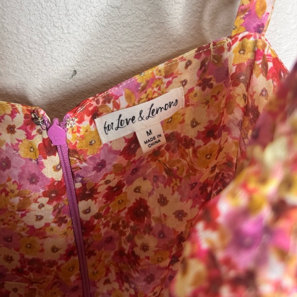 For love & lemons Felicia Mini Dress size M - Picture 5 of 7